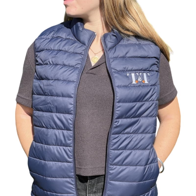 TdeT - Doudoune sans manches Unisexe Marine | - Ohlala