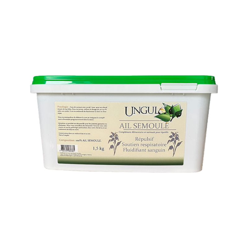 Ungula Naturalis - Food supplement respiratory support Garlic semolina