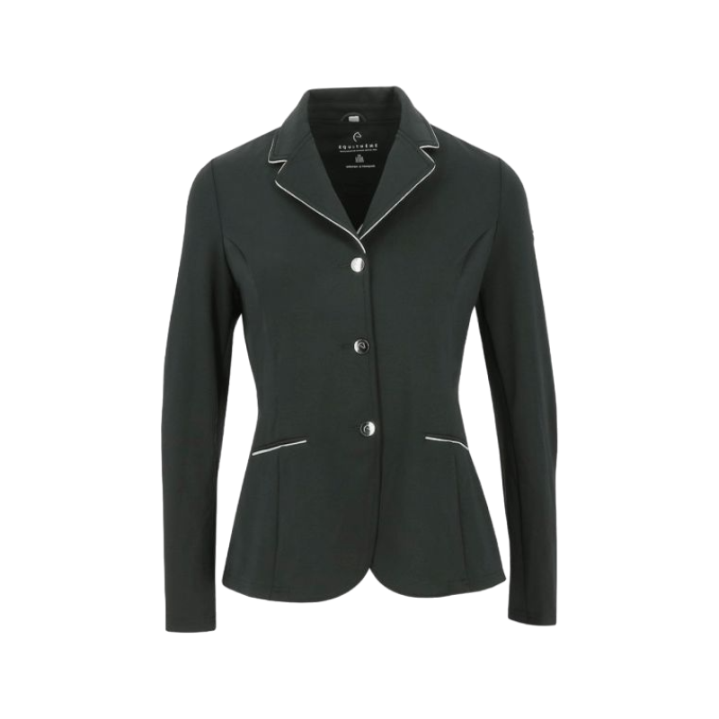 Equithème - Veste de concours femme Roma noir | - Ohlala