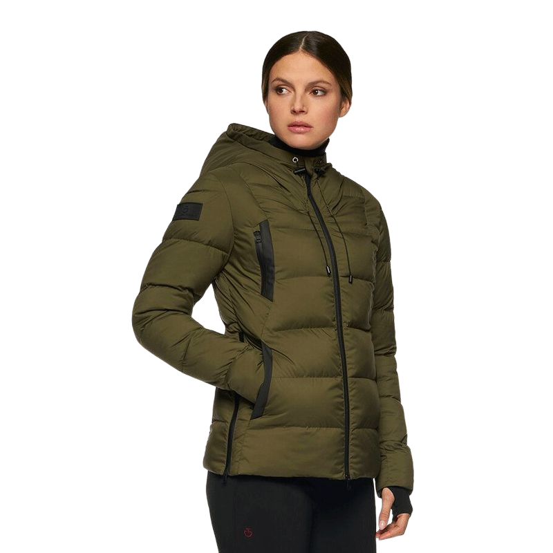 Cavalleria Toscana - Doudoune en nylon matelassé femme foliage green | - Ohlala