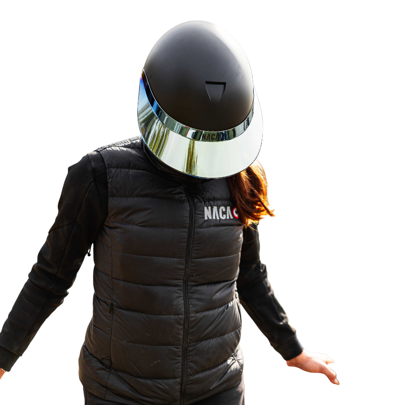 NACA - Visière XL X-Ray or/ noir | - Ohlala