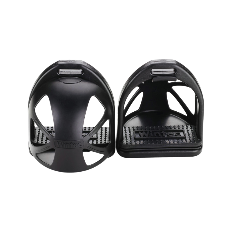 Wintec - Étriers éducatifs coques noir | - Ohlala