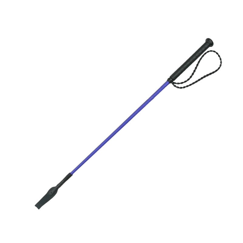 Whip&Go - Cravache Twist à poignée violet 65 cm