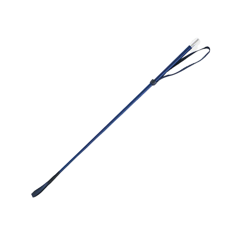 Whip&Go - Cravache fibre de verre et nylon tressé bleu 61 cm