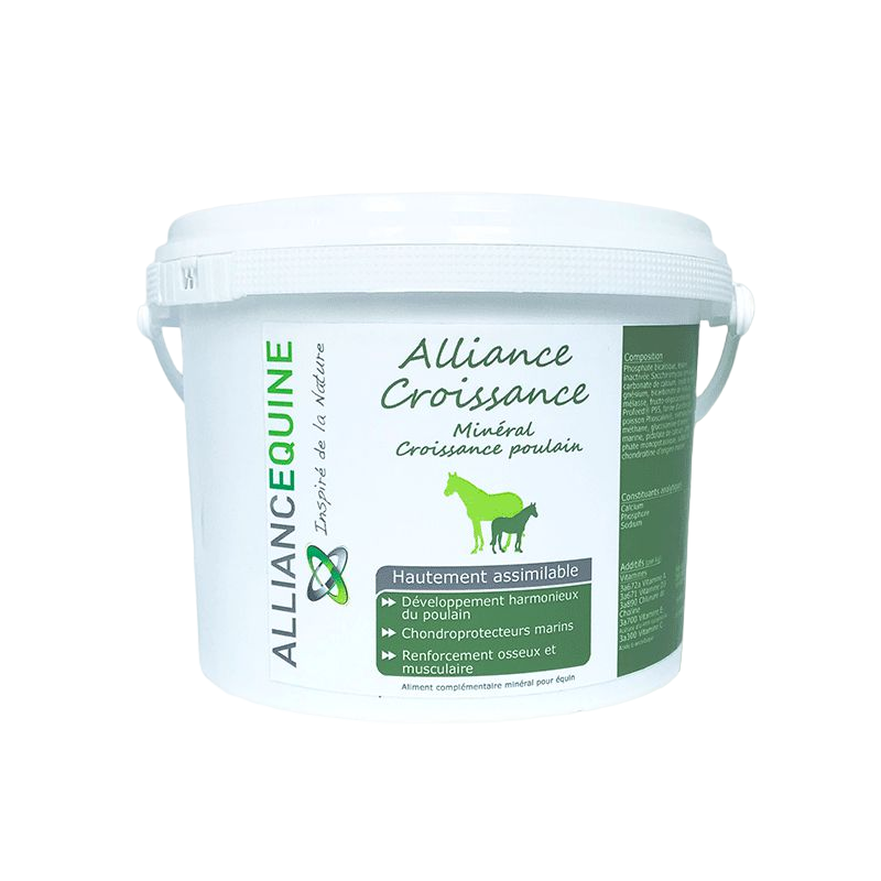 Alliance Equine - Complément alimentaire minéral Alliance Croissance 1.5 kg | - Ohlala