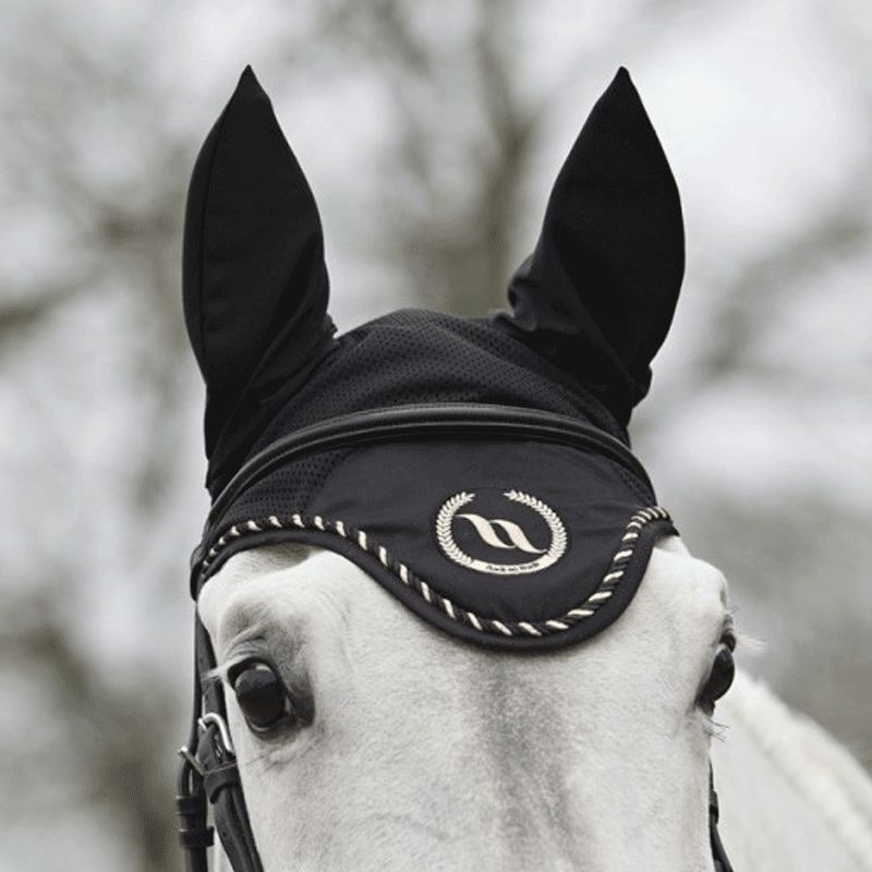 Back On Track - Bonnet pour cheval noir | - Ohlala