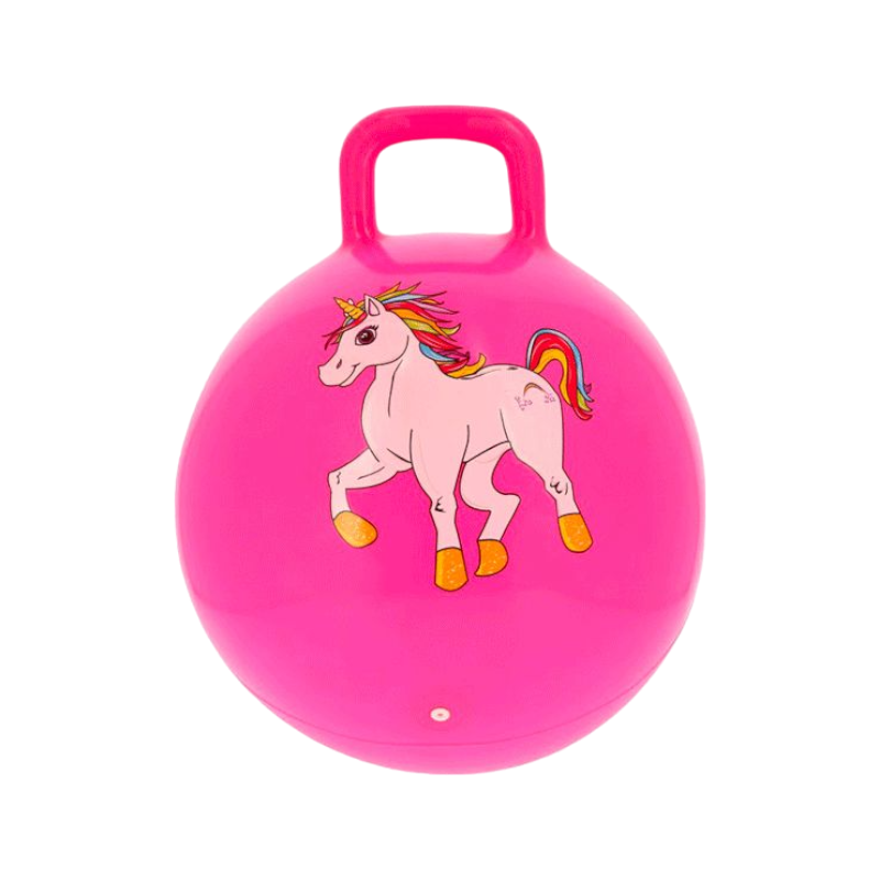 Equi-kids - Ballon sauteur licorne rose | - Ohlala