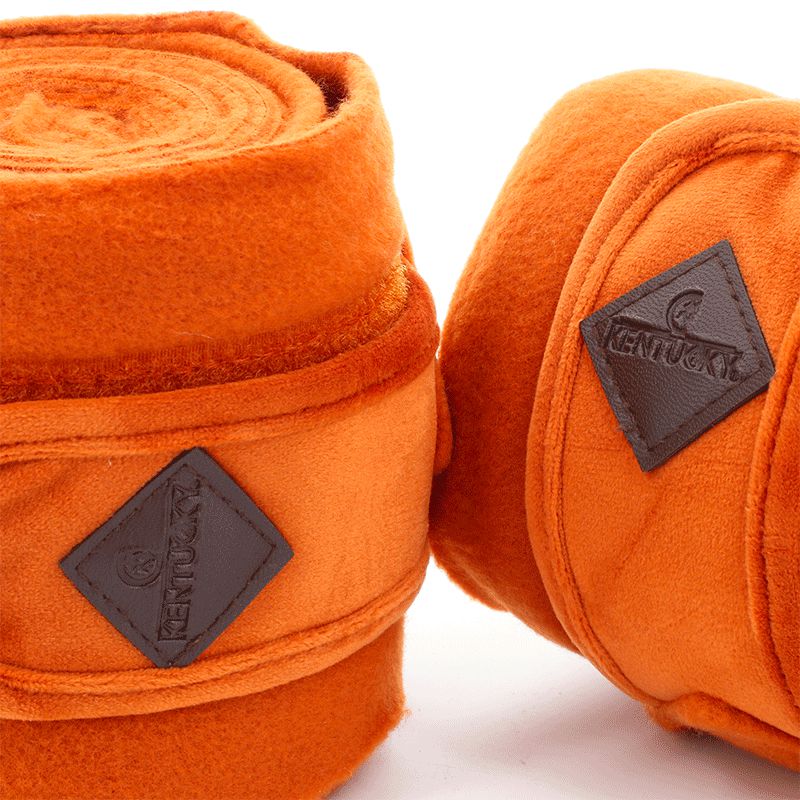 Kentucky Horsewear - Bandes de polo velvet orange | - Ohlala