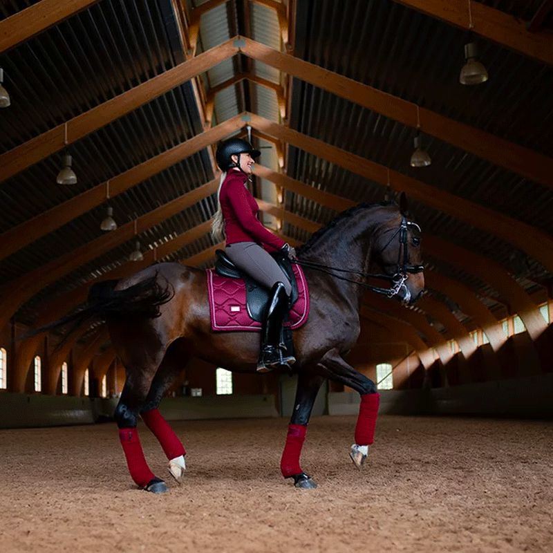 Equestrian Stockholm - Bandes de polo Bordeaux (x4) | - Ohlala