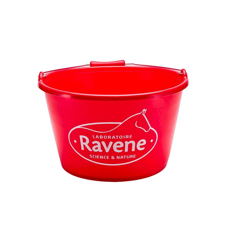 Ravene - Seau avec anse rouge 15L | - Ohlala