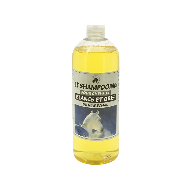 Onguent du Maréchal - Shampoing pour chevaux gris et blanc 1L