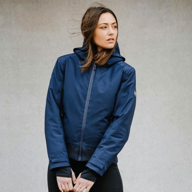 Equithème - Blouson femme Bea marine | - Ohlala