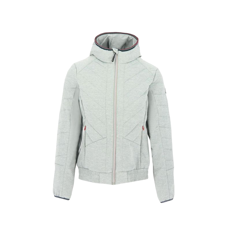 Equithème - Veste softshell femme Mona gris chiné | - Ohlala