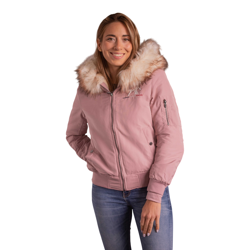 Pénélope - Bombers femme Lyon rose poudré | - Ohlala