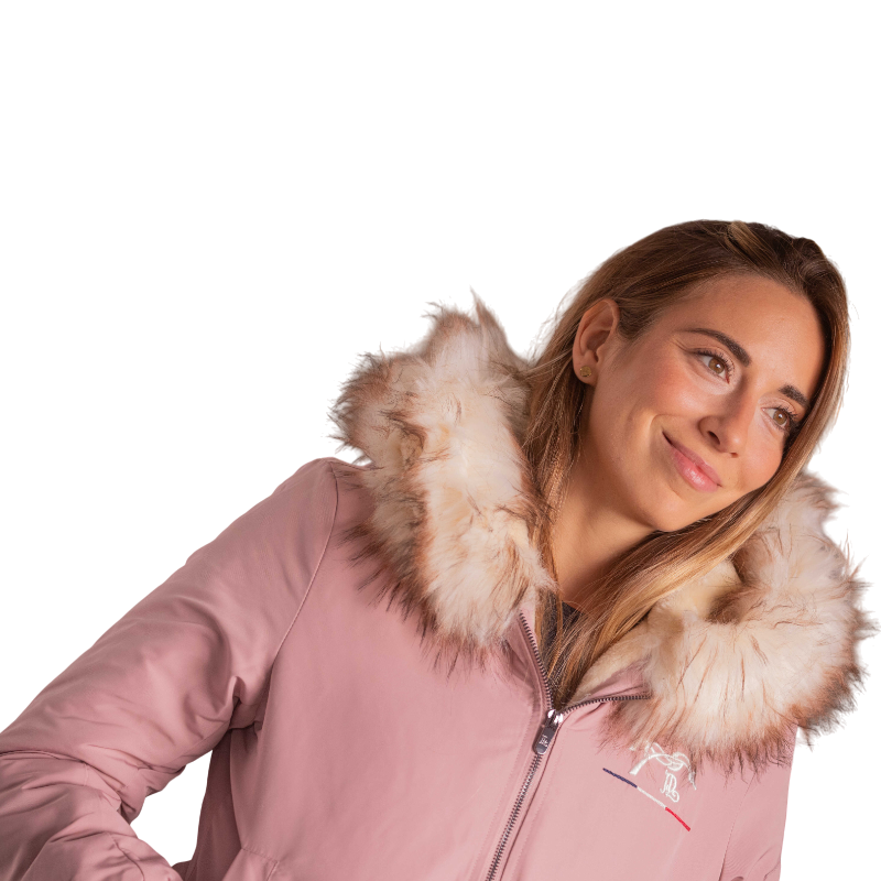 Pénélope - Bombers femme Lyon rose poudré | - Ohlala