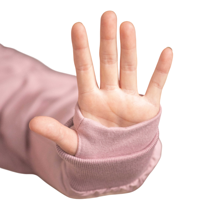 Eden by Pénélope - Bombers à capuche enfant Lyon rose poudré | - Ohlala