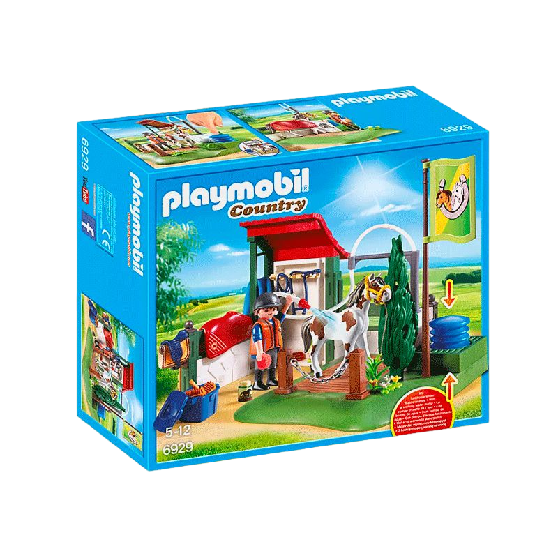 Playmobil - Box de lavage pour chevaux | - Ohlala