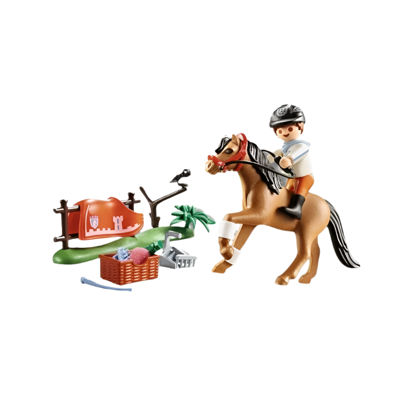 Playmobil - Cavalier et poney Connemara