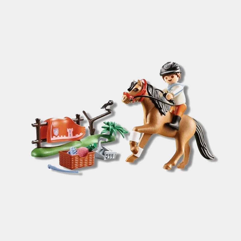 Playmobil - Cavalier et poney Connemara | - Ohlala