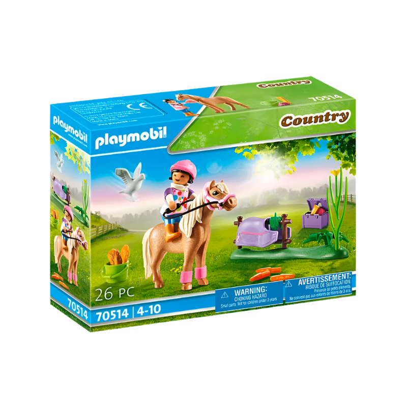 Playmobil - Cavalière et poney islandais