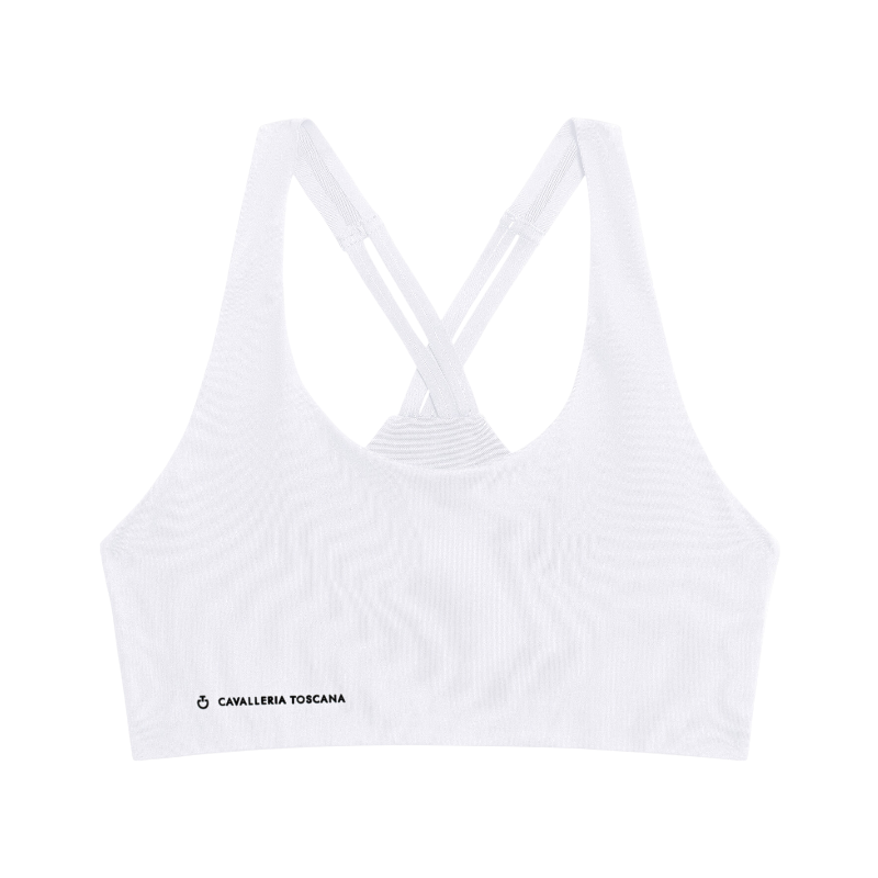 Cavalleria Toscana - Brassière femme Training blanc | - Ohlala