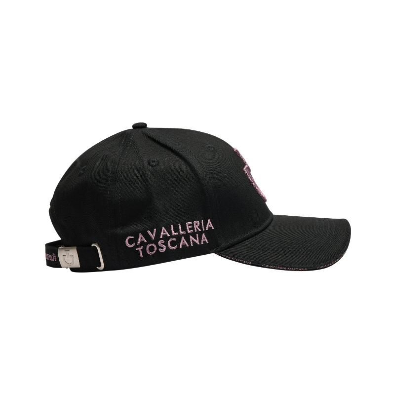 Cavalleria Toscana - Casquette unisexe CT Baseball noir/ lilas | - Ohlala