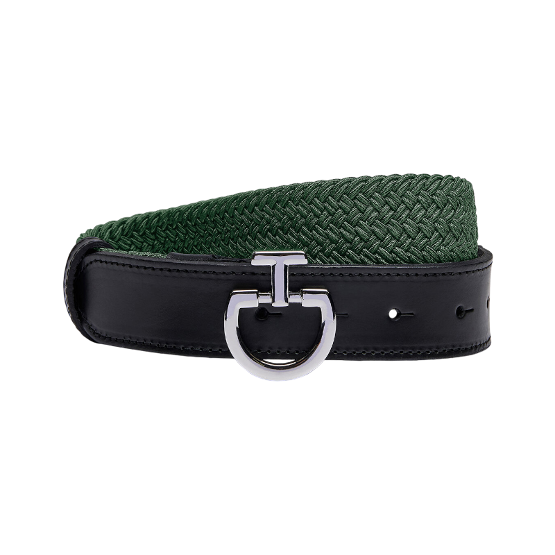 Cavalleria Toscana - Ceinture femme élastique jungle green | - Ohlala