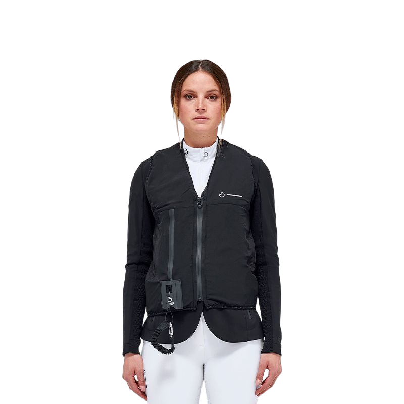 Cavalleria Toscana - Gilet Airbag CT noir | - Ohlala