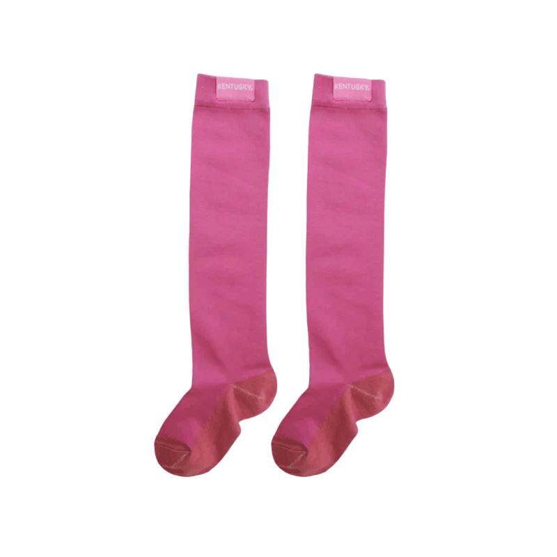 Kentucky Horsewear - Chaussettes rose clair (x1) | - Ohlala