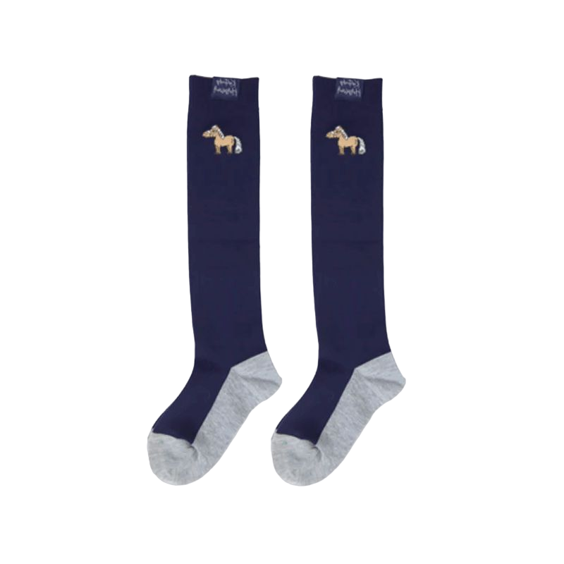 Kentucky Horsewear - Chaussettes d'équitation Sammy marine (x1) | - Ohlala