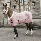 Kentucky Horsewear - Couverture de présentation velvet vieux rose 160g | - Ohlala