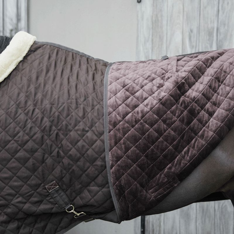 Kentucky Horsewear - Couverture de présentation 160g marron | - Ohlala