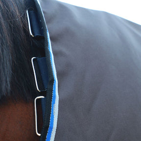 Horseware - Couverture d'extérieur bravo 12 original noir/ bleu 100g | - Ohlala