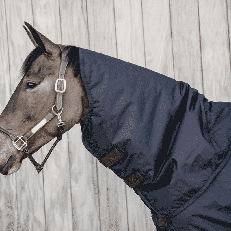 Kentucky Horsewear - Couvre cou d’extérieur imperméable 150g marine | - Ohlala