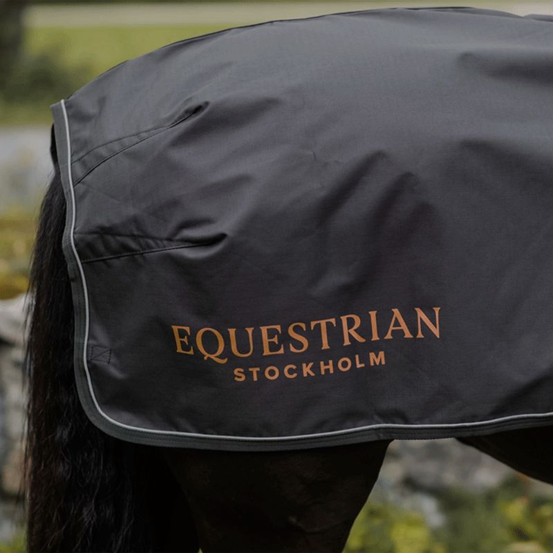 Equestrian Stockholm - Couvre-reins dark sky | - Ohlala