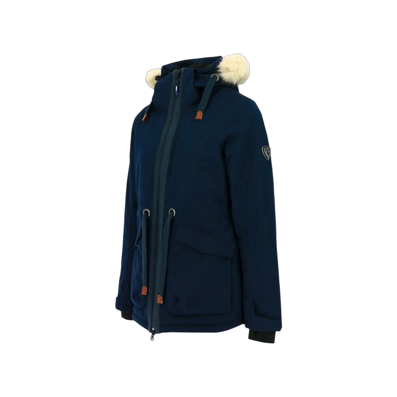 Equithème - Parka femme Shelly marine | - Ohlala