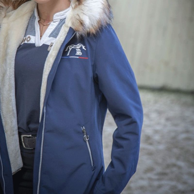 Pénélope Store - Parka femme Marina marine | - Ohlala