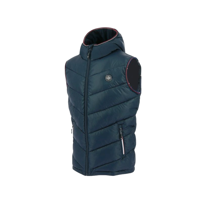 Equithème - Gilet sans manches matelassé homme Greg marine | - Ohlala