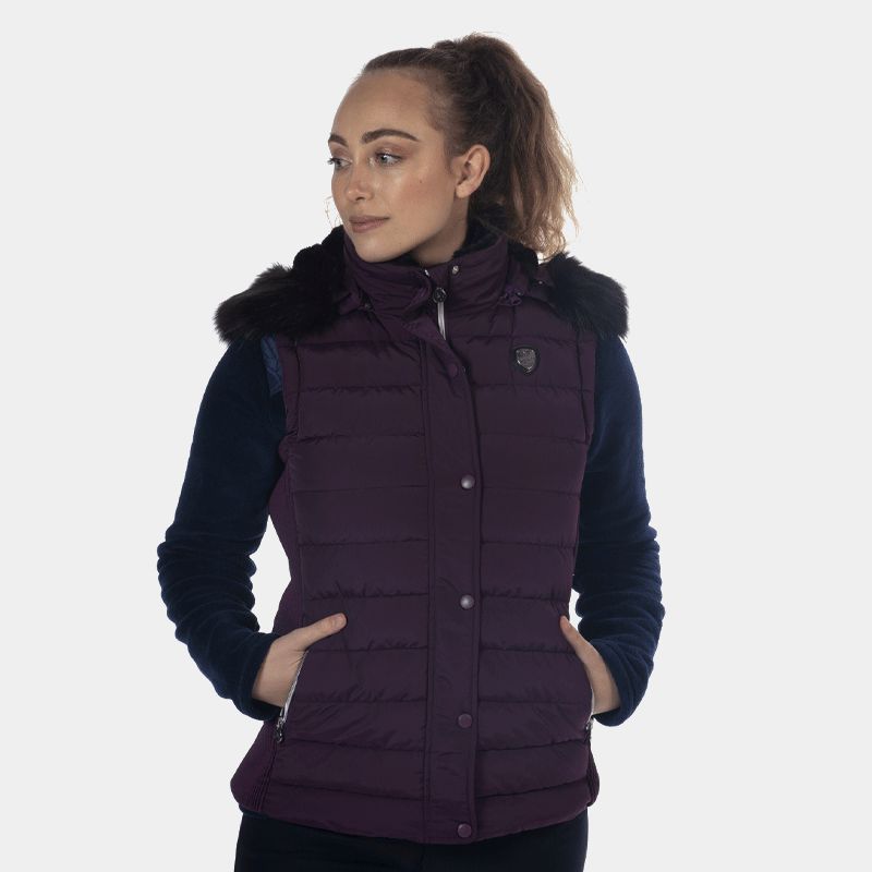 Flags & Cup - Gilet sans manche femme Kenora mure | - Ohlala