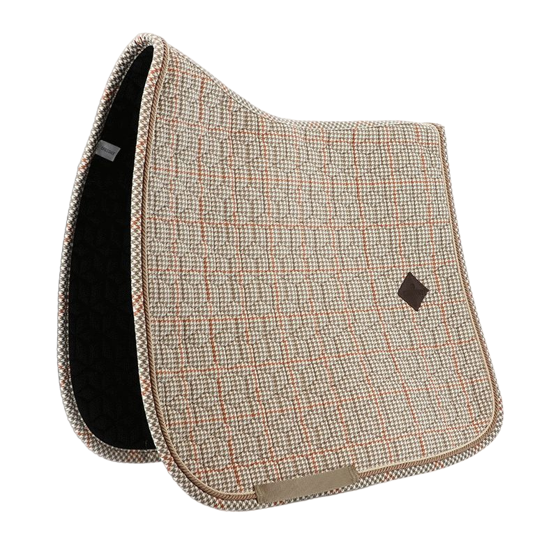 Kentucky Horsewear - Tapis de dressage Pied de Poule beige | - Ohlala