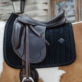 Kentucky Horsewear - Tapis de dressage Velvet Pearls noir | - Ohlala