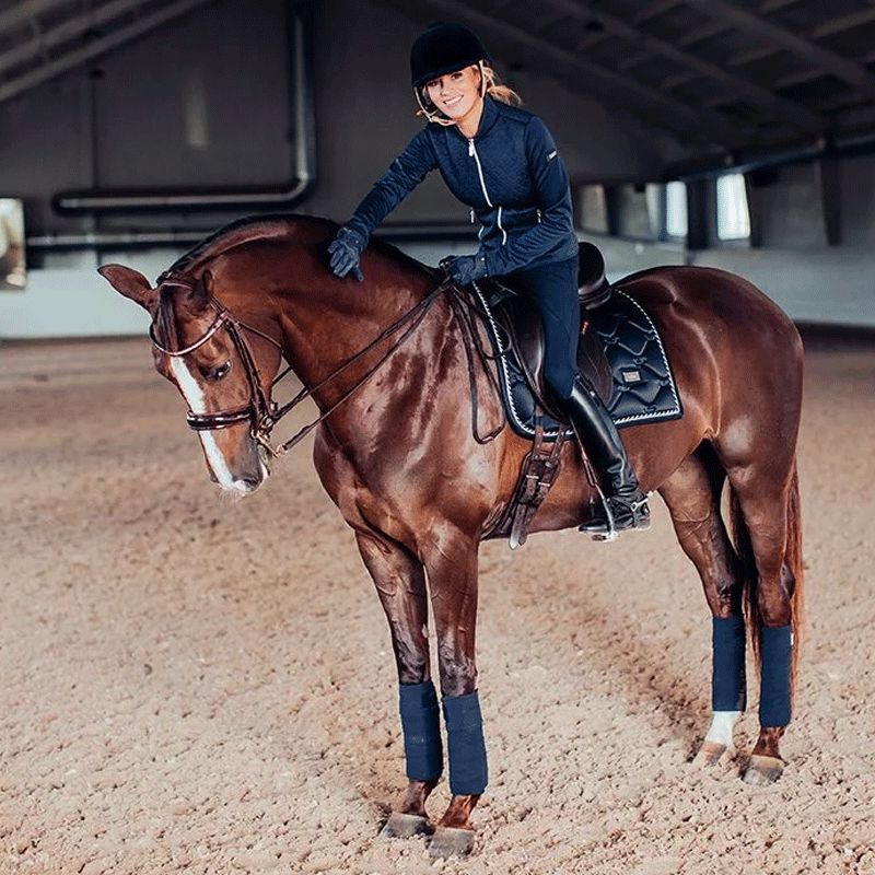 Equestrian Stockholm - Tapis de dressage Midnight Blue | - Ohlala
