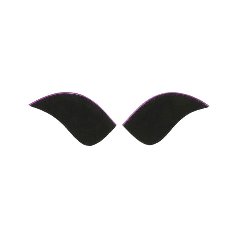 Equithème - Ecusson pour bottes Myprimera noir liseré violet