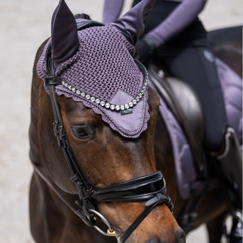 Equestrian Stockholm - Bonnet pour chevaux Dark Violet | - Ohlala
