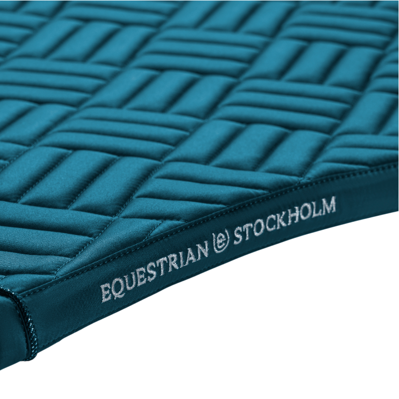 Equestrian Stockholm - Tapis de dressage Modern Teal Blue | - Ohlala