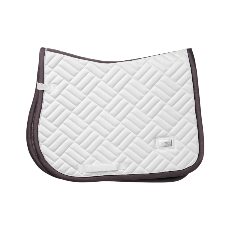 Equestrian Stockholm - Tapis de selle Modern White Dark Violet | - Ohlala