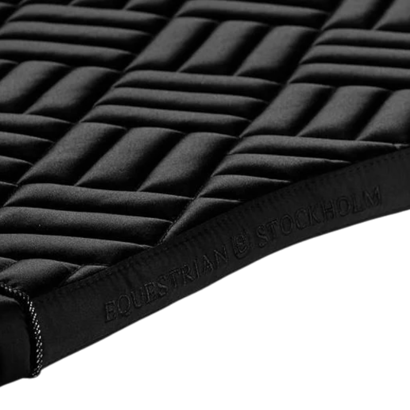 Equestrian Stockholm - Tapis de dressage Modern noir | - Ohlala