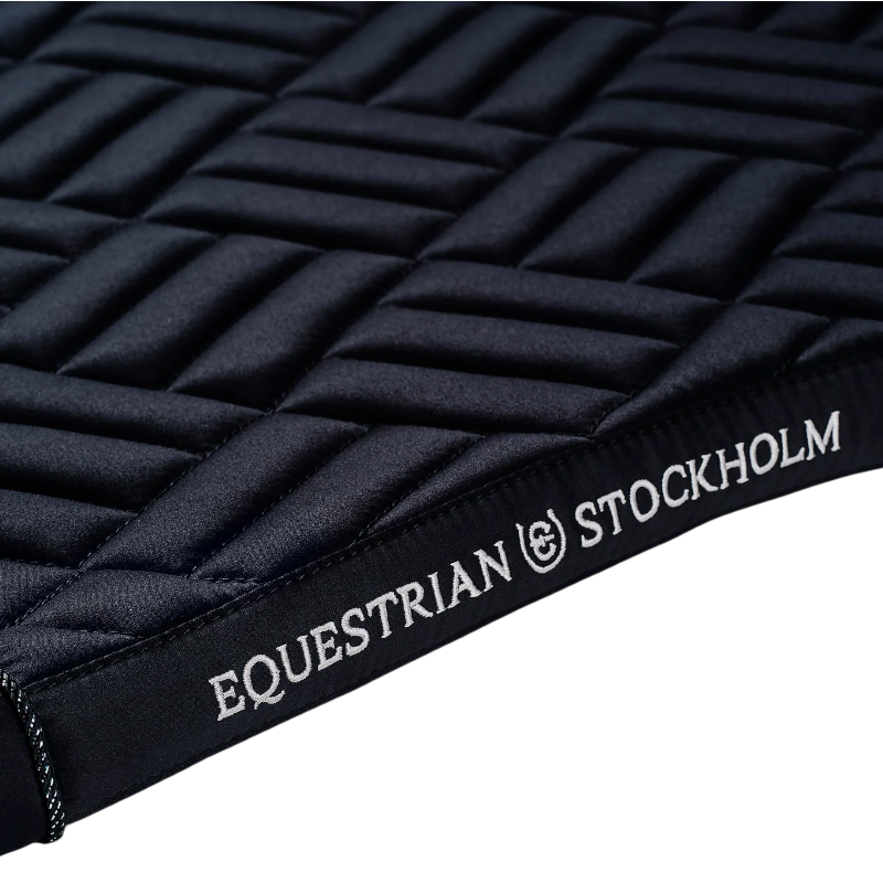 Equestrian Stockholm - Tapis de selle Modern midnight blue | - Ohlala