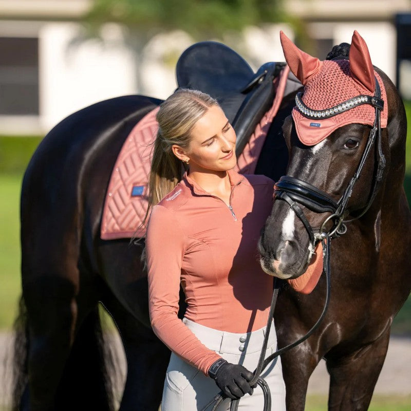 Equestrian Stockholm - Tapis de dressage Modern Coral | - Ohlala
