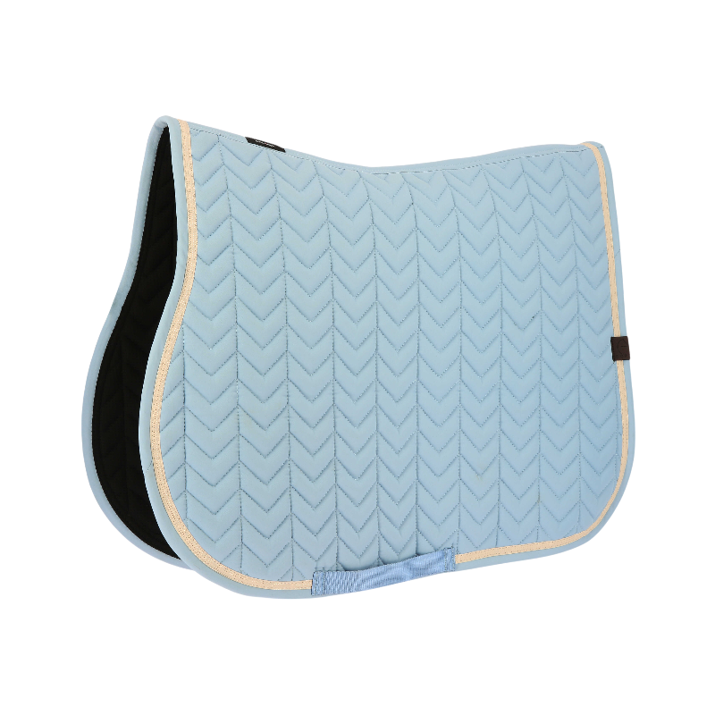 Equithème - Tapis de selle Softypop bleu ciel | - Ohlala